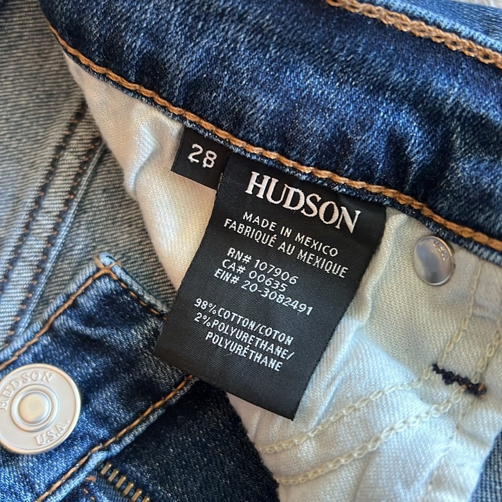Hudson Jeans Women’s Skinny Jeans Size 28 Distressed